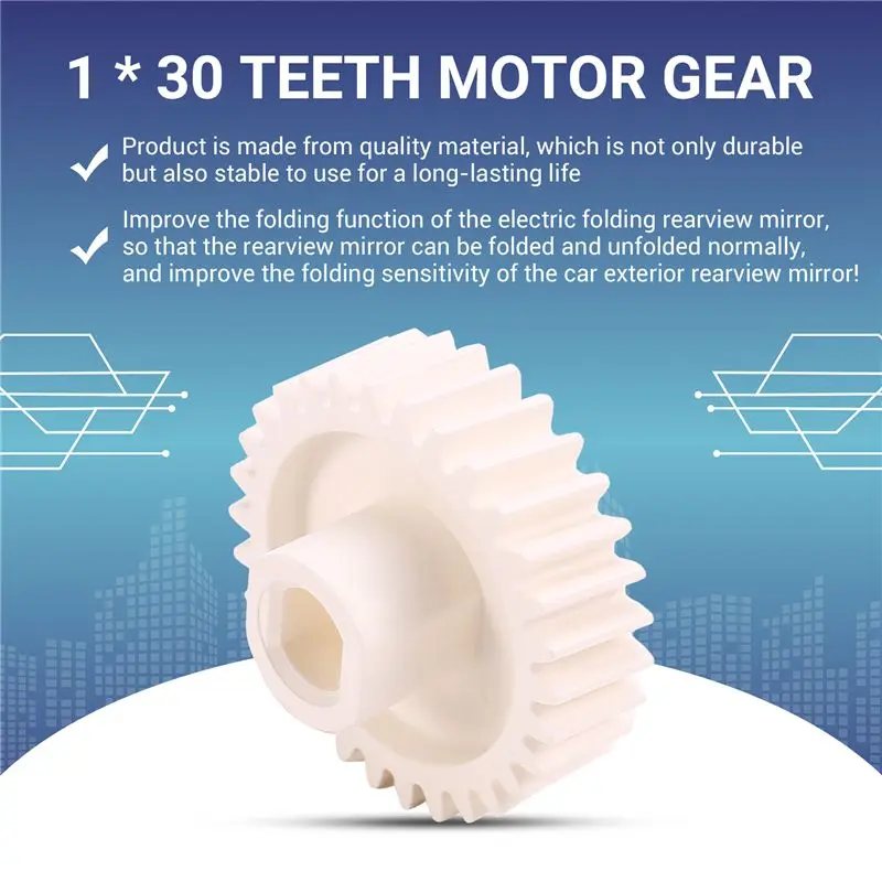 High-Quality 30T Car Parts Rearview Mirror Gear For Mazda 6 2004-2012, JIMNY Car Rearview Mirror Reversing Electric Gear