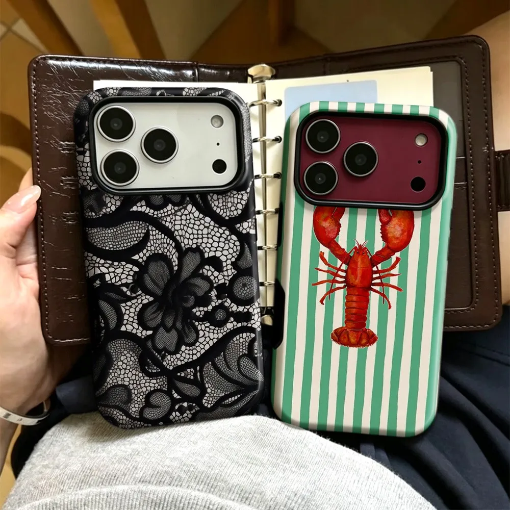 Snack Print Phone Case for Samsung Galaxy S20 S23 S24 S25 S26 FE Plus Ultra Edge 4G 5G Luxury Double-layer Cover