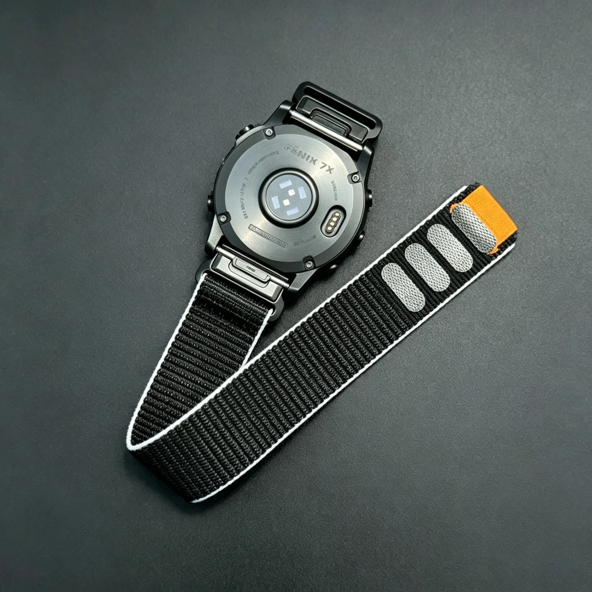RUN Series Nylon Hook & Loop Watch Band, 21g Ultra Light Quick Release Sport Strap For Garmin Fenix 5 6 8 9 Tactix