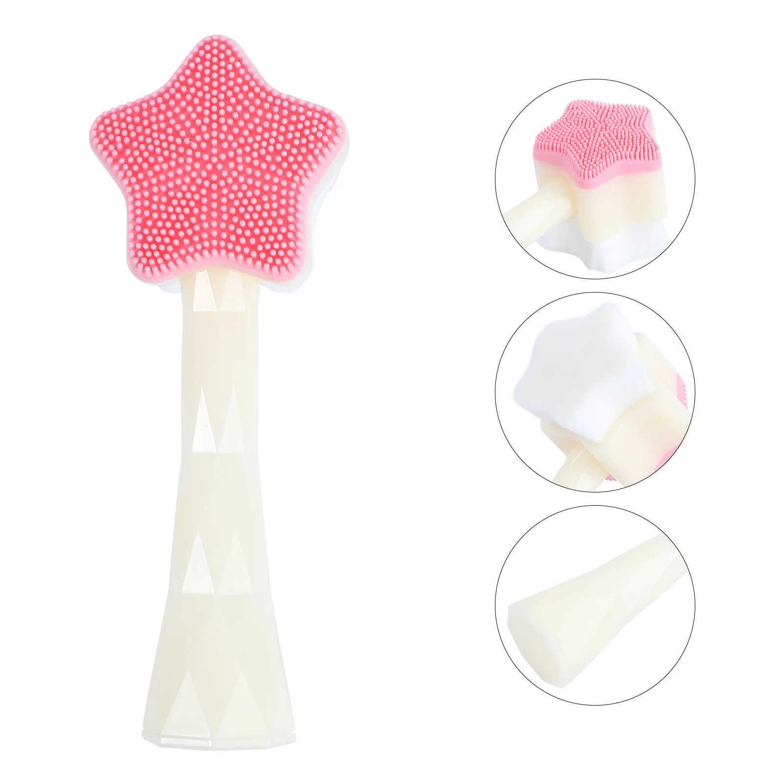 Brosse pour le visage en silicone, outil de soins de la peau, massage, nettoyant pour le visage, ensemble manuel de soins de la peau