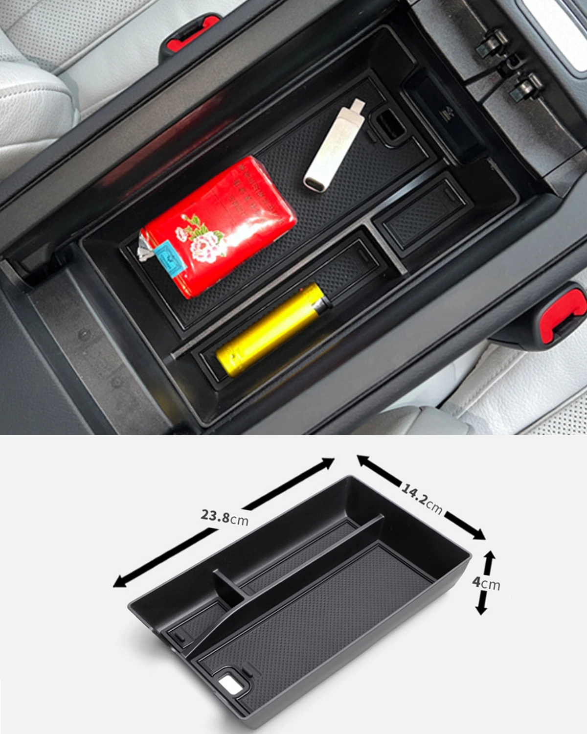 Автомобильный лоток-органайзер для Mercedes-Benz E-Class W214 S214 2024 2025 черный подлокотник для хранения внутренней центральной консоли Автомобильный лоток-органайзер для Mercedes-Benz E-Class W214 S214 2024 2025 черный подлокотник для хранения внутренней центральной консоли