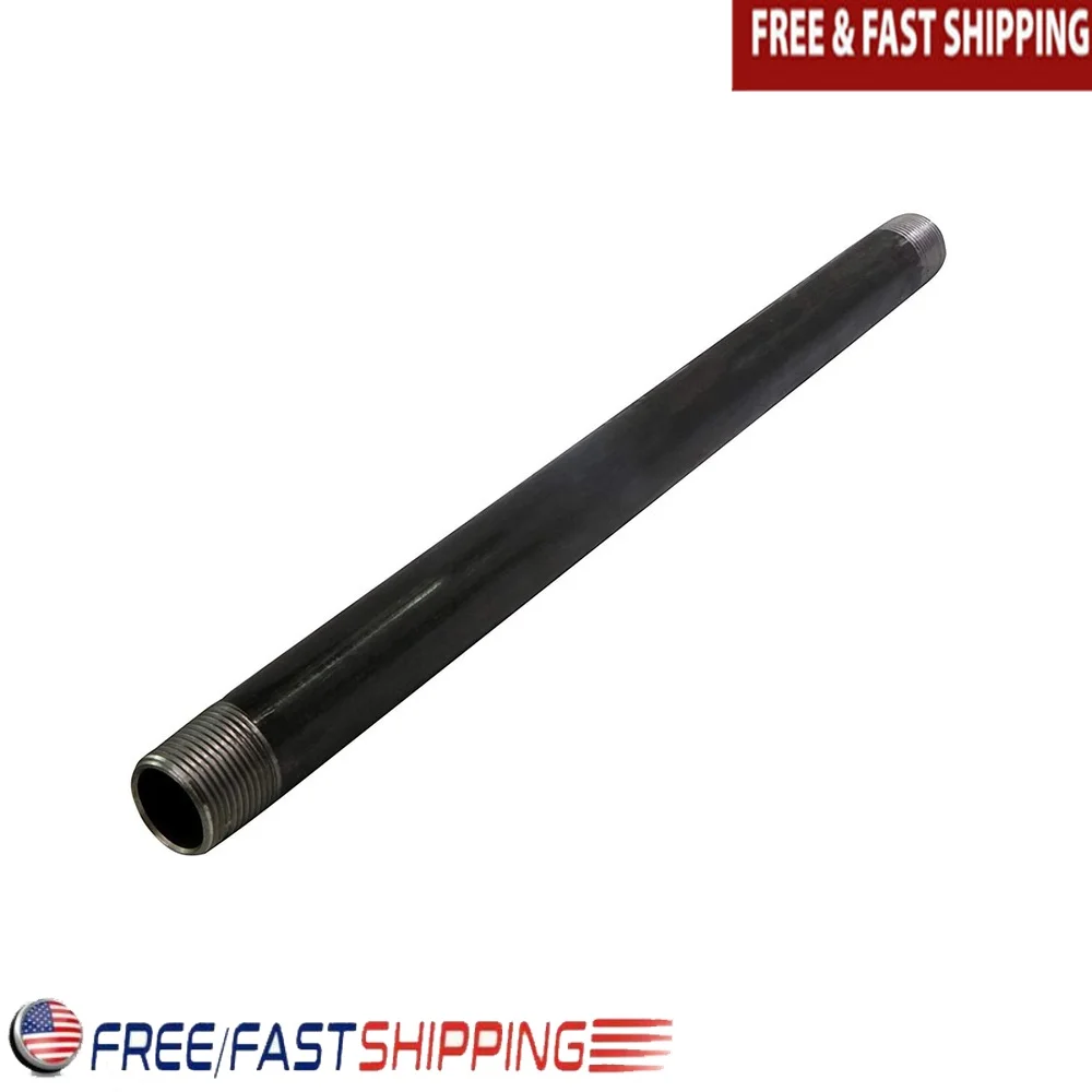 

Расписание черных стальных труб, 40 резьбовых фитингов, 3/4 дюйма x 24 дюйма, прочная промышленная мебель, сантехника своими руками