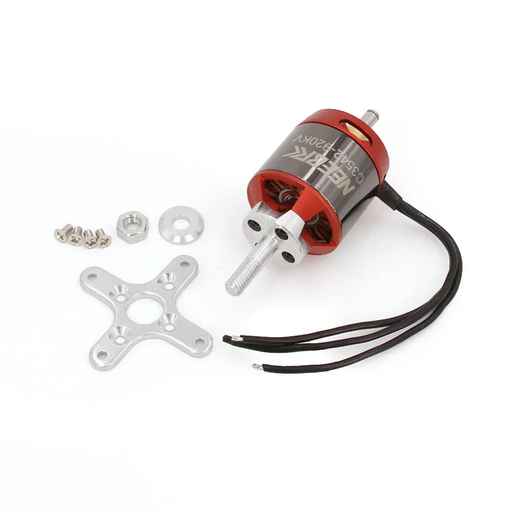 1/2 قطعة NEEBRC 3542 920KV 1400KV Outrunner فرش السيارات 2-4S ل RC FPV سباق الطائرة بدون طيار Warbird كوادكوبتر هليكوبتر جزء