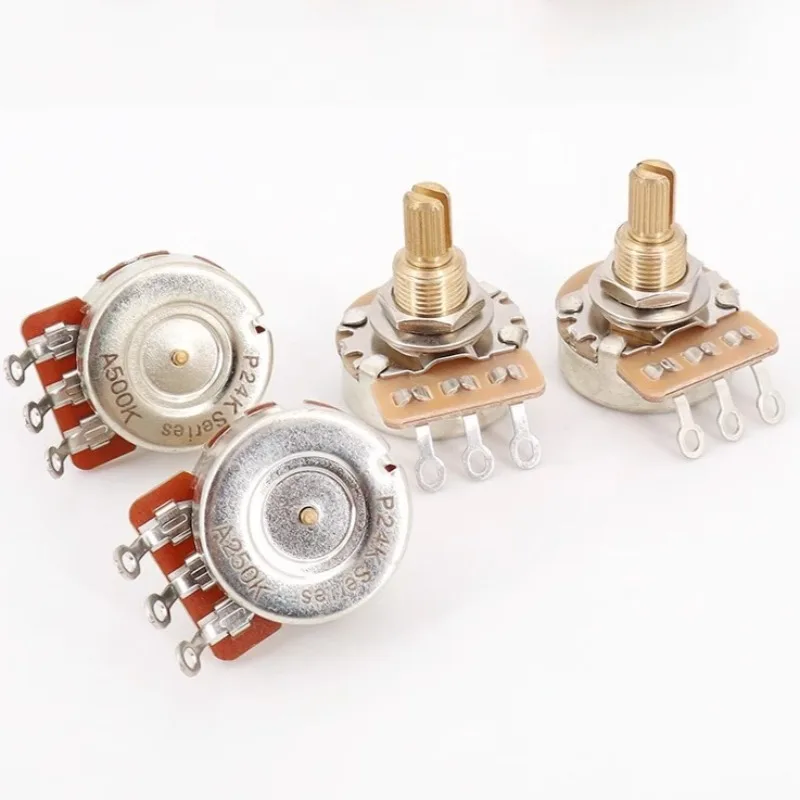 Copper Electric Guitar Potentiometer High-precision Sturdy Durable Smooth Bass Potentiometer Musical Instrument Accessory