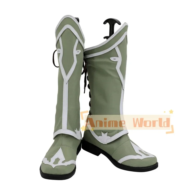 

2025 11 Final Fantasy 14 White Mage Обувь для косплея Сапоги на заказ Хэллоуин Карнавальная вечеринка Реквизит