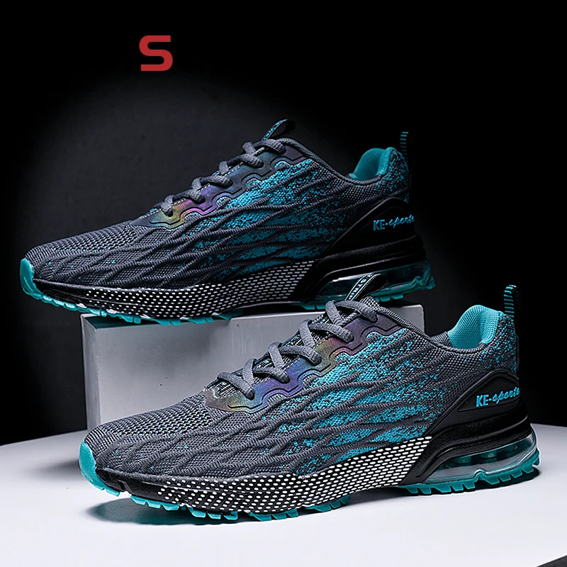 Breathable Running Shoes Large Size 46 Fashion Lightweight Men's Sneakers  Air Cushion Outdoor Casual Mens Jogging Sports Shoes