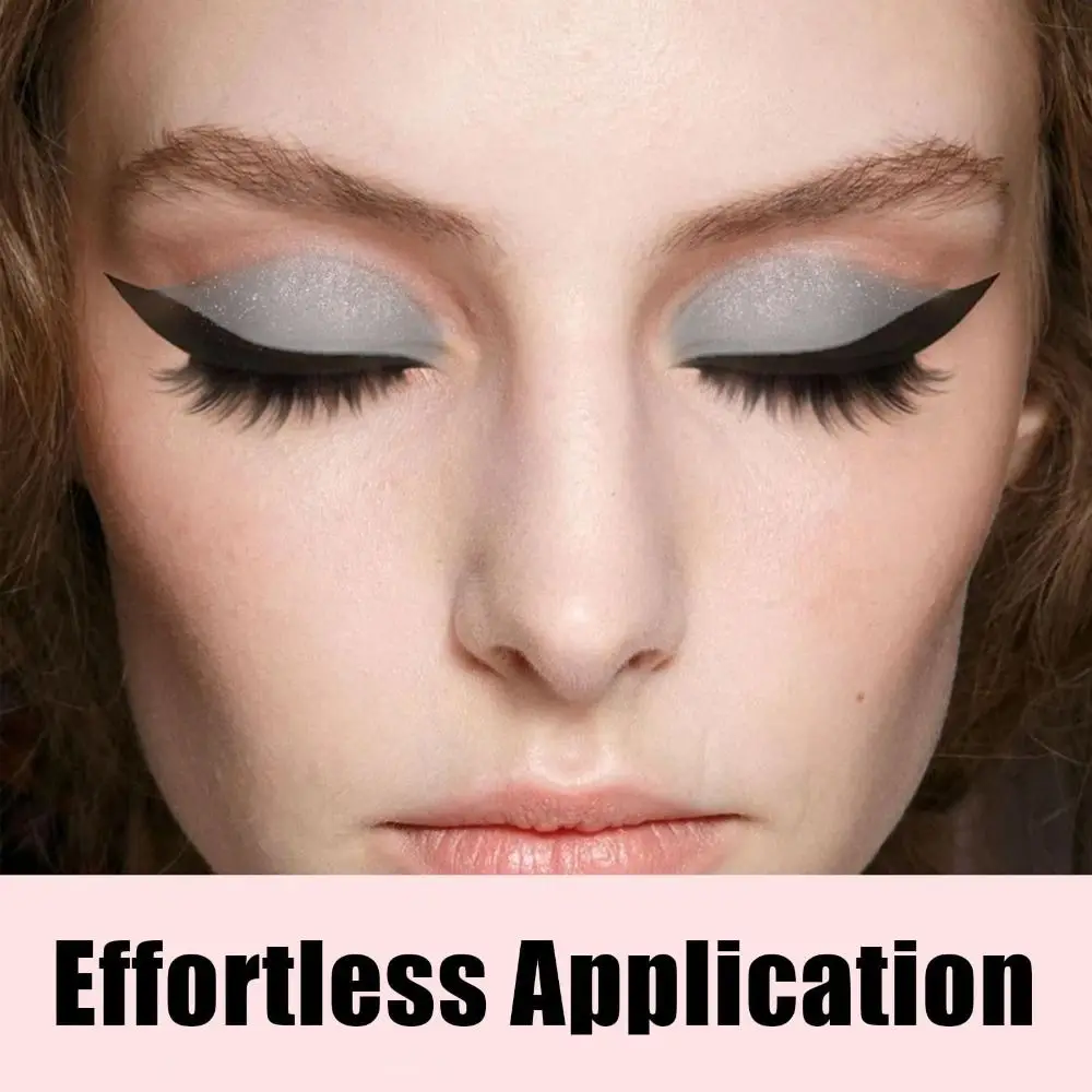 Toppa per ciglia autoadesiva per ombretto pigro 3 in 1 con adesivi per trucco occhi eyeliner Adesivi per ciglia finte per trucco rapido