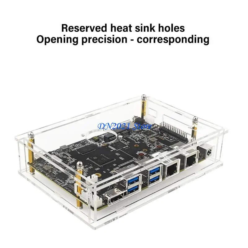 

Акриловый корпус F3KE с охлаждающим вентилятором для Banana охлаждающая коробка для платы BPI F3