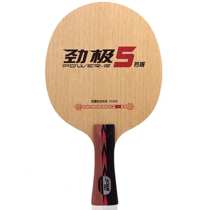 DHS PG5 PG5X POWER-G 5 PG 5 Table Tennis Blade (5+2 Arylate Carbon) ALC Racket Original DHS Ping Pong Bat