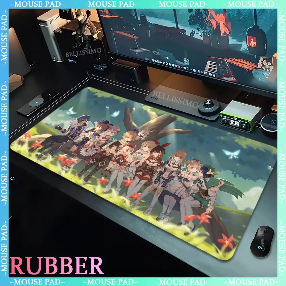 

Mouse Game accessories Desk mats Pad Oversized Office accessories Gaming 1200X600MM Mouse Game Genshin_impact_Noelle