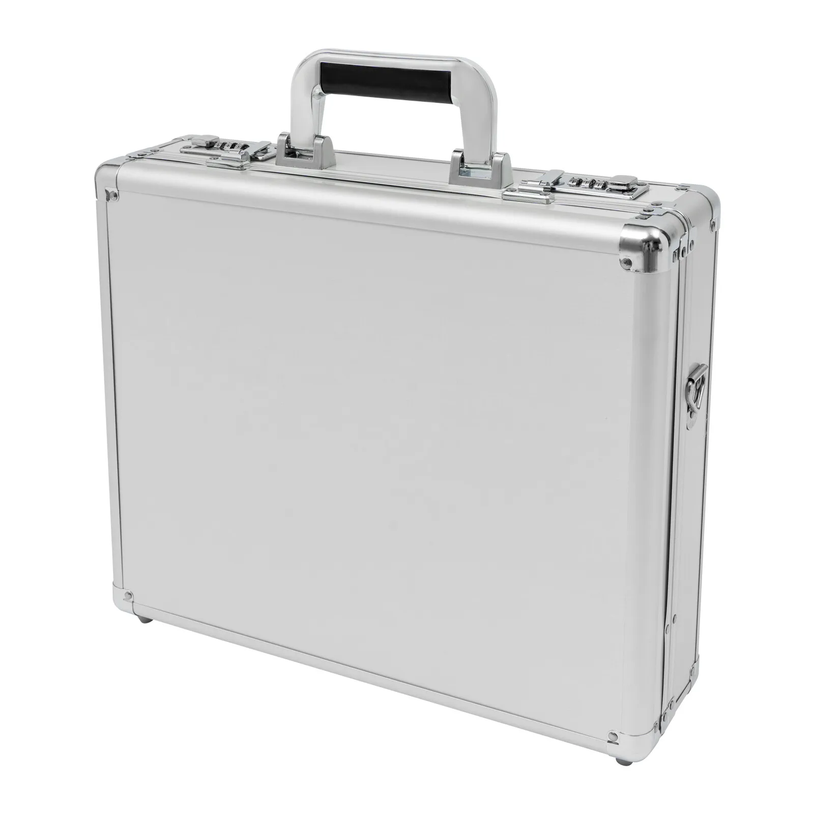 Hard Security Briefcase–Dual Locks Spacious Storage Handheld/Shoulder Carry For Professionals Business Trips, Secure & Practical