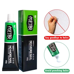 30/60g All-purpose Glue Quick Drying Glue Strong Adhesive Sealant Fix Glue Nail Free Adhesive for Plastic Glass Metal Ceramic