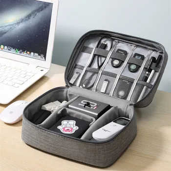 케이블 보관 가방 방수 디지털 전자 정리함 휴대용 USB 데이터 라인 충전기 플러그 보관 가방 여행 케이블 정리함