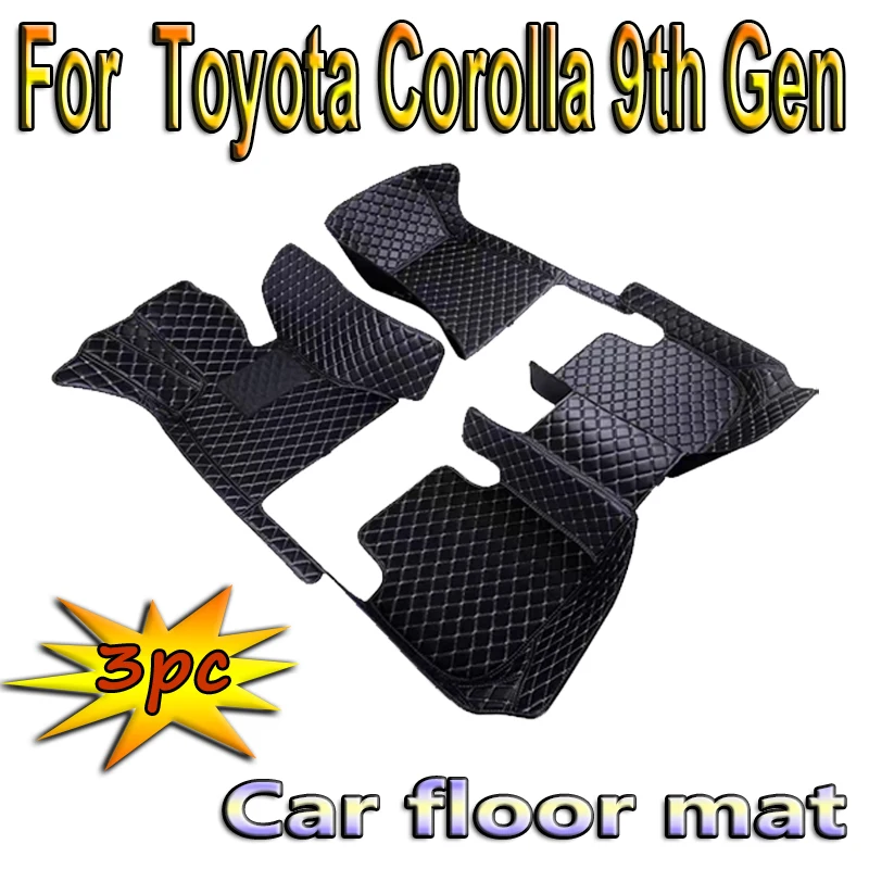 Car Floor Mats For Toyota Corolla 9th Gen. 2000 2001 2002 2003 2004 2005 2006 Auto Foot Pads Interior Accessories