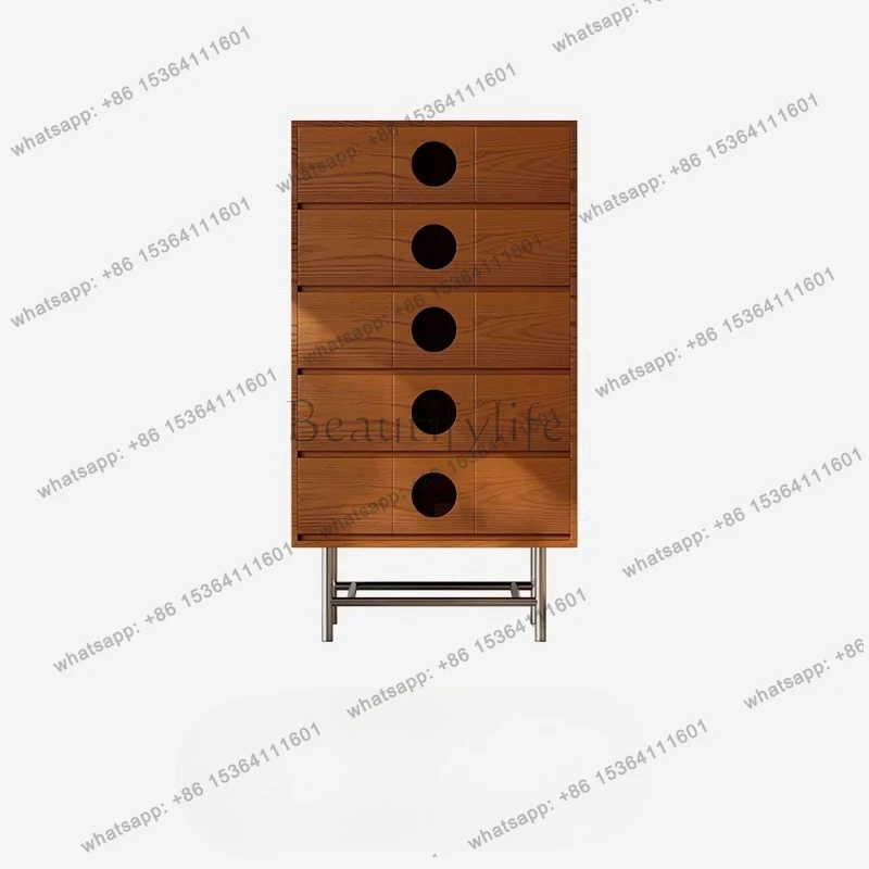 

Chest of drawers living room wall storage retro small apartment TV sideboard