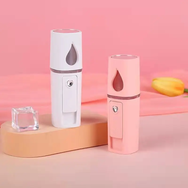 Portable USB Rechargeable Nano Face Mist Sprayer Machine Private Electric Facial Alcohol Humidifier for Outdoor Use