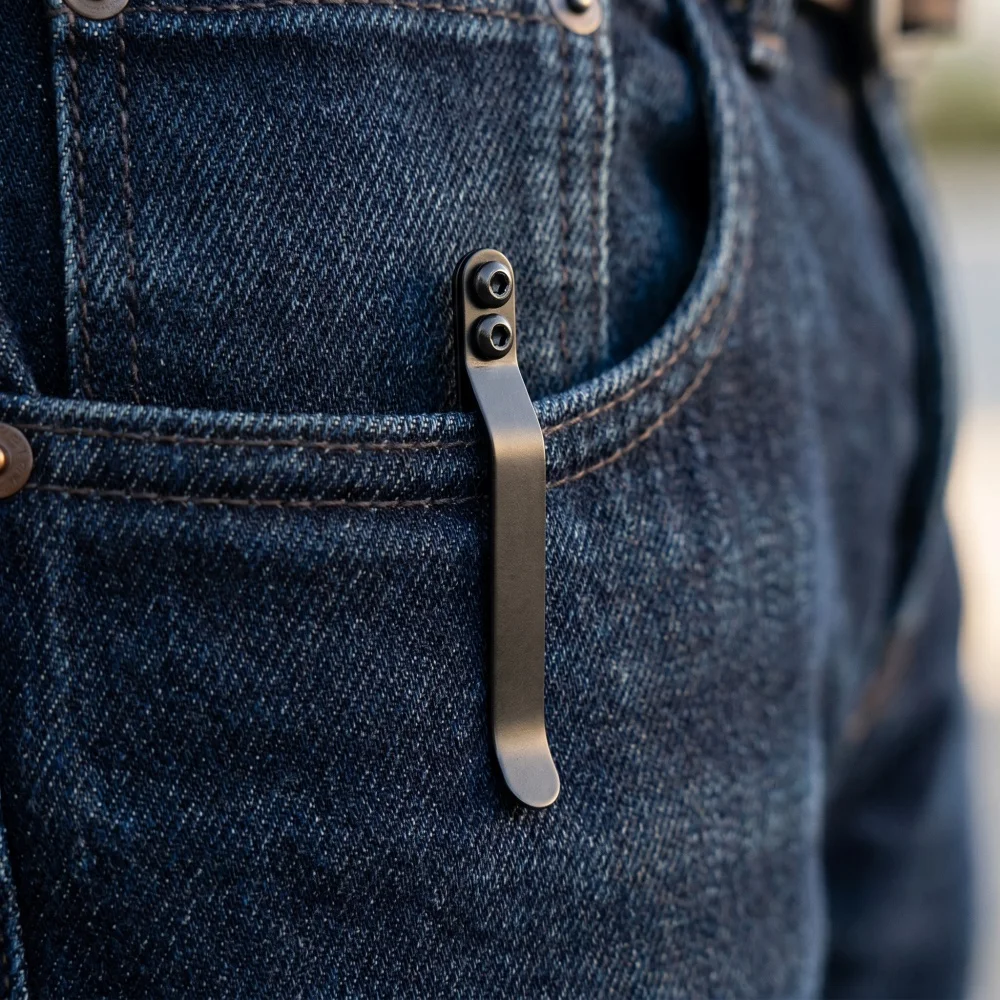 1 Piece DIY Stainless Steel Pocket Clip Replacement Rear Clip, Emergency Carrying Waist Belt Clip Accessory