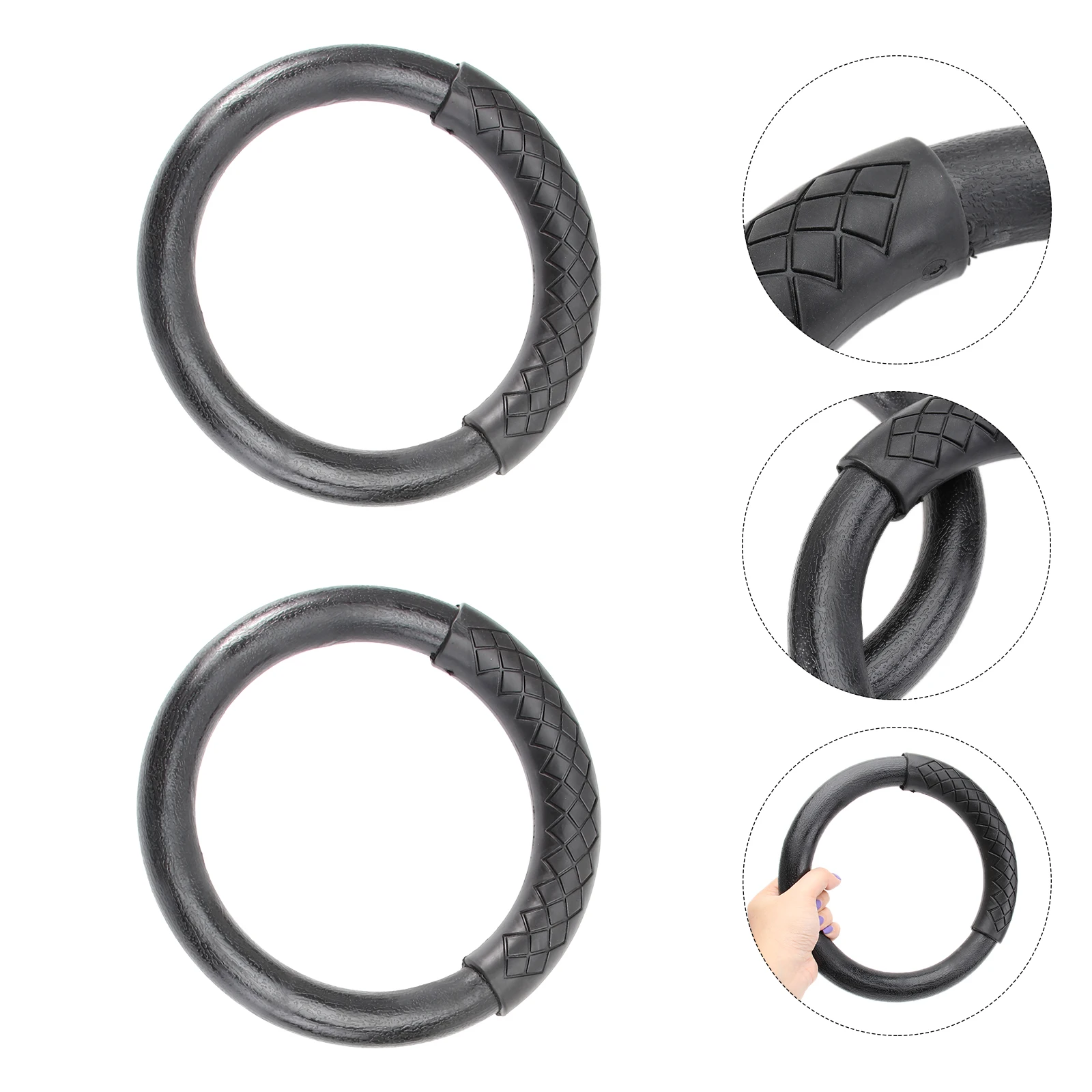 

1 Pair Abs Gymnastic Fitness Ring For Home Workout Exercise Rings Muscle Training Pullups Pushups Dips Full Body Gym