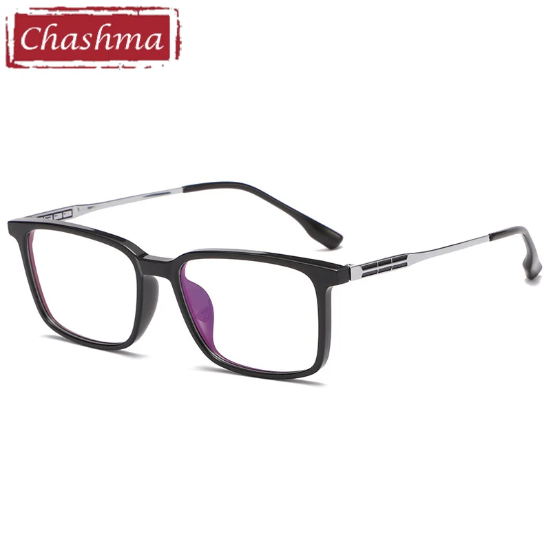 Chashma Glasses Eyewear  TR 90 Titanium Temple Men Design Prescription Eyeglasses Optical Lens Transparent Designer Women Gafas