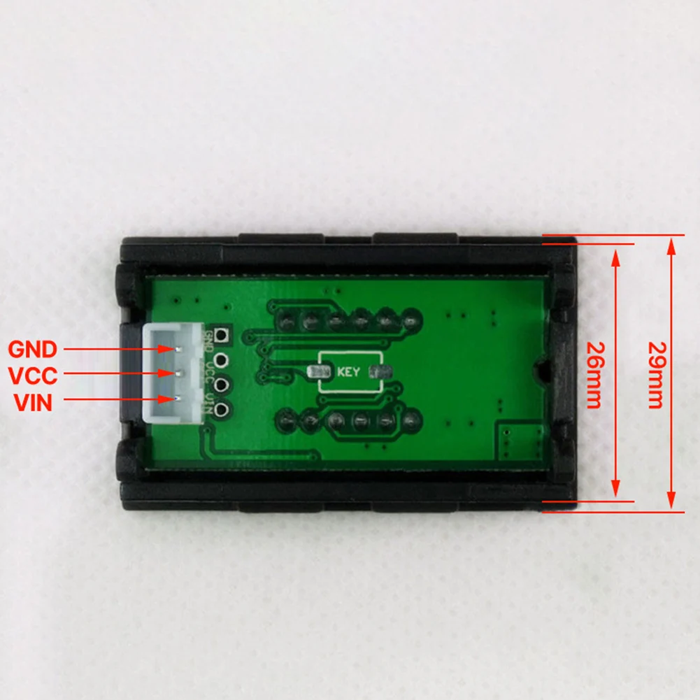 1pc 0,36 in DC Digital Voltmeter Messung 0-33V Drei-draht 4-stellige Spannung Tester Digitale spannung Meter Für Auto DIY Elektronische
