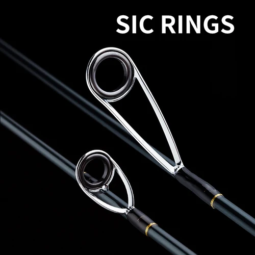 Imagen 2 del producto Pesca de trucha L + UL, caña de pescar con puntas, caña ligera para pesca de trucha, señuelo giratorio para Baitcasting, caña de pescar, aparejos de pesca de calamar y pulpo