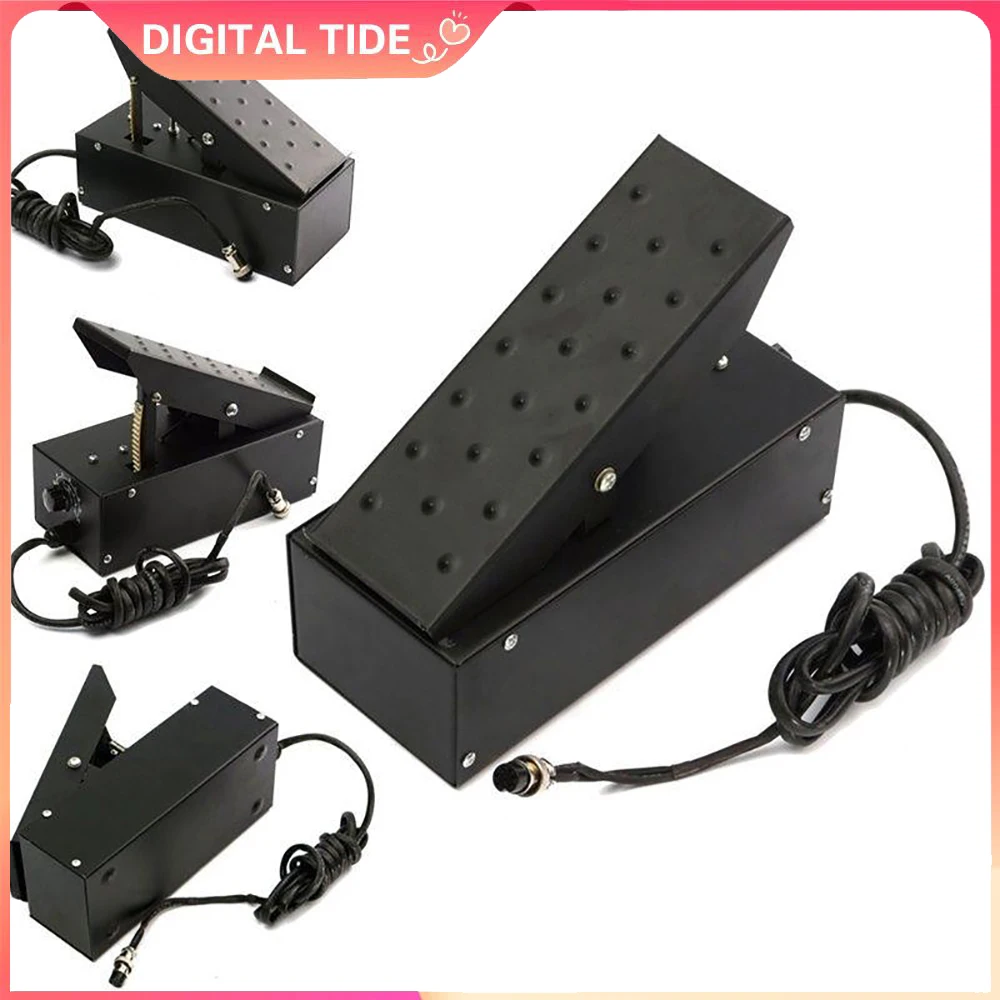 5 Pins Foot Pedal Power Amperage Controller Current Stepless Adjustable Switch For TIG ATGW Spot Weldding IGBT Machine