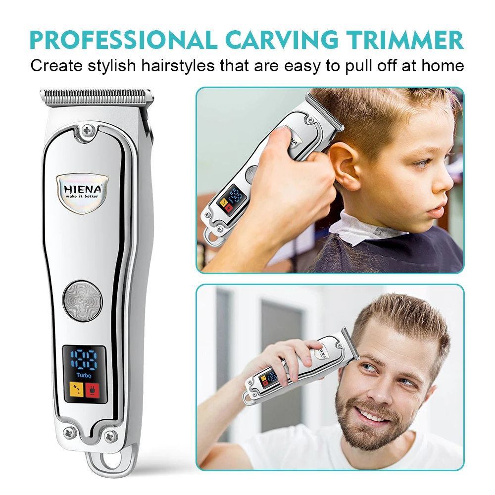 HYN-008 Haarschneidemaschine, elektrischer Haarschneider, wiederaufladbare USB-Haarschneidemaschine für professionelle Friseursalon, Stylisten oder Zuhause für Kinder