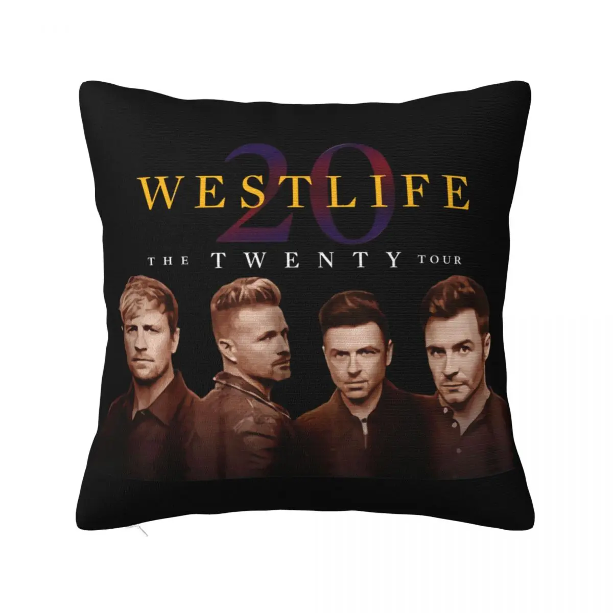 Westlife The Twenty Size S 2Xl High Quanlity 2021 Latest 3D Chinese Style Dj Goth Simple Slogan Cheap Sale Pillow Case