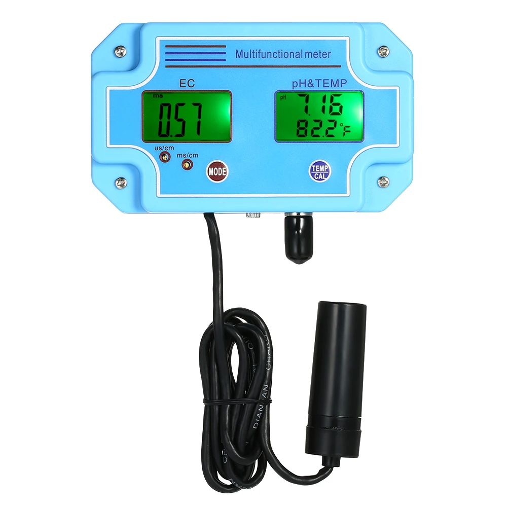 3 in 1 pH/EC/TDS/TEMP Meter rilevatore d\'acqua Multi-parametro Digital Tri-Meter Monitor multifunzione della qualità dell\'acqua