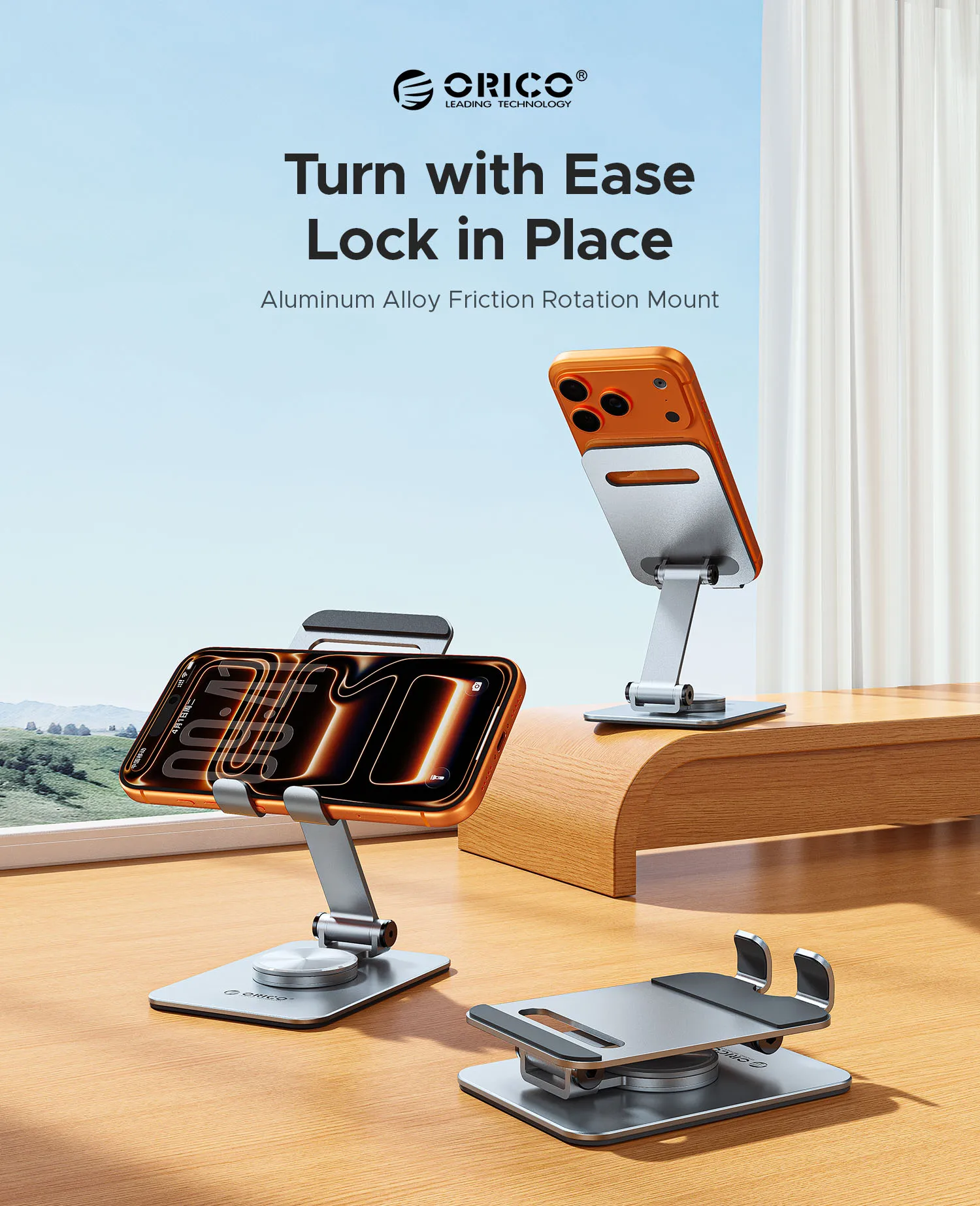 phone stand front view