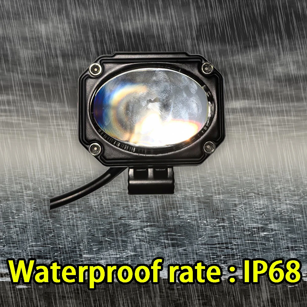 Lantsun LED6508 Forklift Lamp LED Blue Spotlight Aluminum Alloy Working Light Warning Lamp 10w 800lm