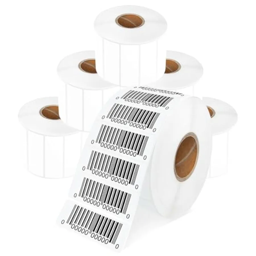 

Термоэтикетки 3 дюйма x 3 дюйма, 300 шт. - Этикетки для штрихкодов FBA FNSKU, наклейки UPC, этикетки для обратной адресной рассылки - водонепроницаемые, устойчивые к истиранию и царапинам