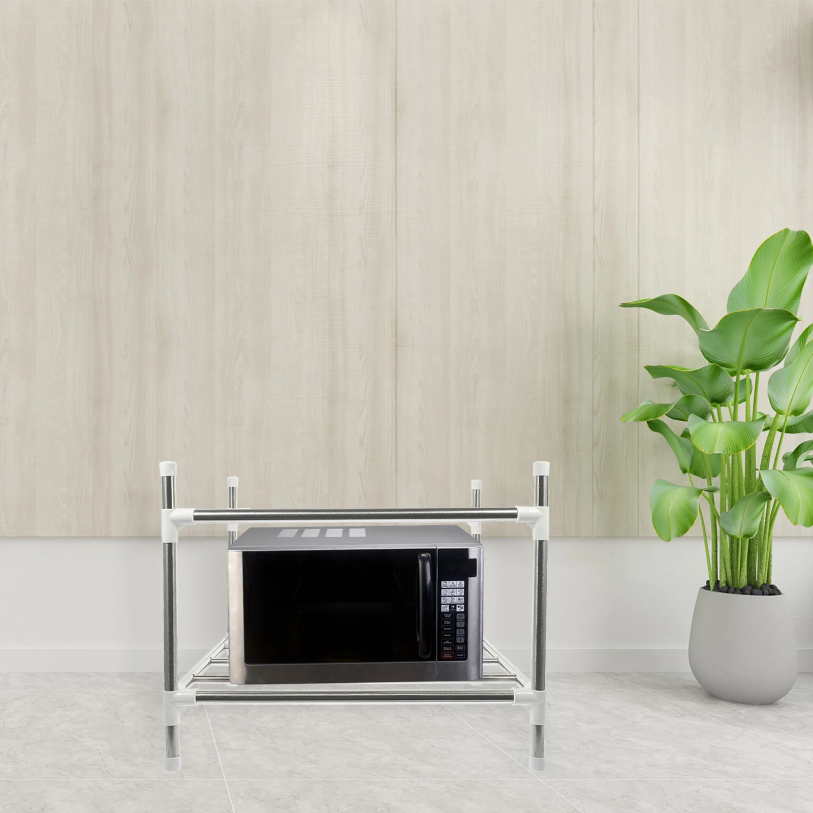 

Multifunctional Kitchen Rack Stainless Steel Pan ganizer Multi layer Storage Home Accessory Practical Design Wear