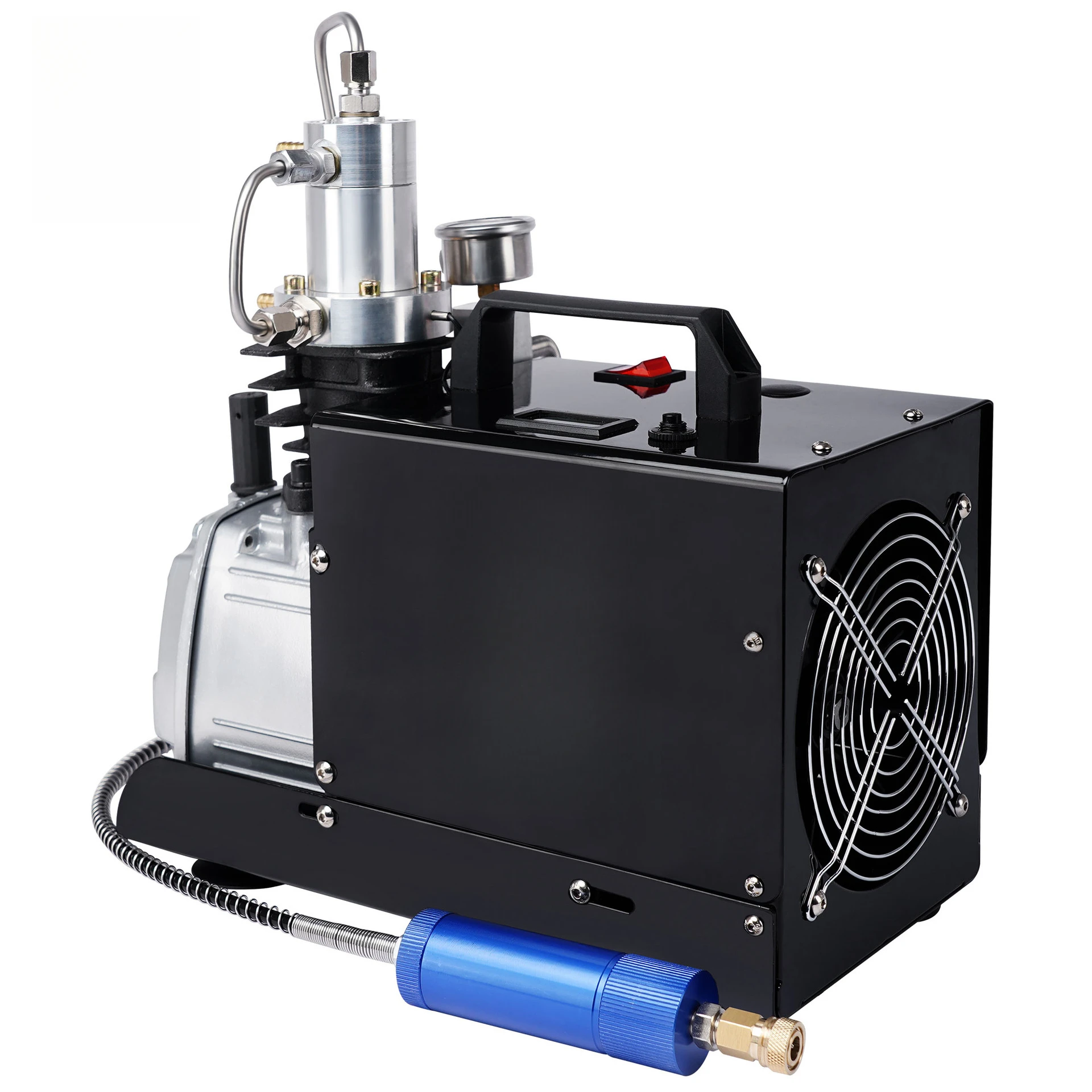 

High pressure air pump 30mpa electric high pressure pump single cylinder water cooling