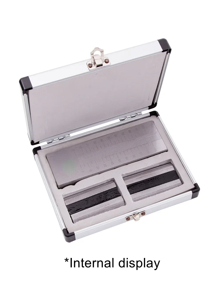 

Single slot Stainless steel scraper fineness meter ink coating particle fineness test fineness board 0-25/50/100/150um