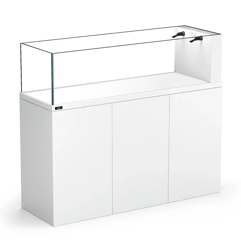 Wild Mining Stream Tank Fish Tank Living Room Home Landscape Medium Light Luxury Super White Glass 1