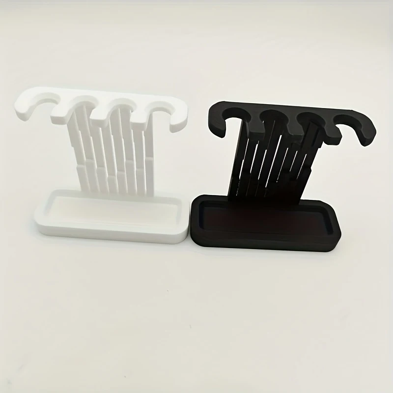 1Pc Toothbrush Draining Storage Rack Portable Simple Holder 3D Print Decor Stand Compatible with Oral-B Toothbrush Head