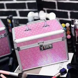 2023 New Brand Makeup Box Artist Professional Beauty Cosmetic Cases Make Up Bag Tattoo Nail Multilayer Toolbox Storage Organizer