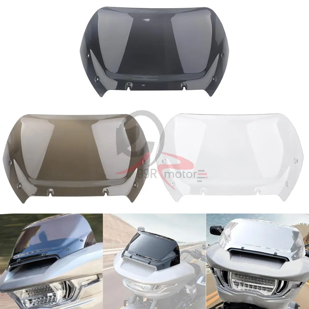 

12-дюймовое ветровое стекло для мотоцикла Harley Road Glide CVO ST FLTRX FLTRXSE FLTRXSTSE 2023+ (аксессуар, ветроотражатель)