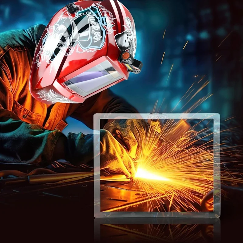 3PCS 3.54 X 4.25 Inch Magnification Welding Lens, 2.5 Cheater Lens Compatible With Most Welding Helmets