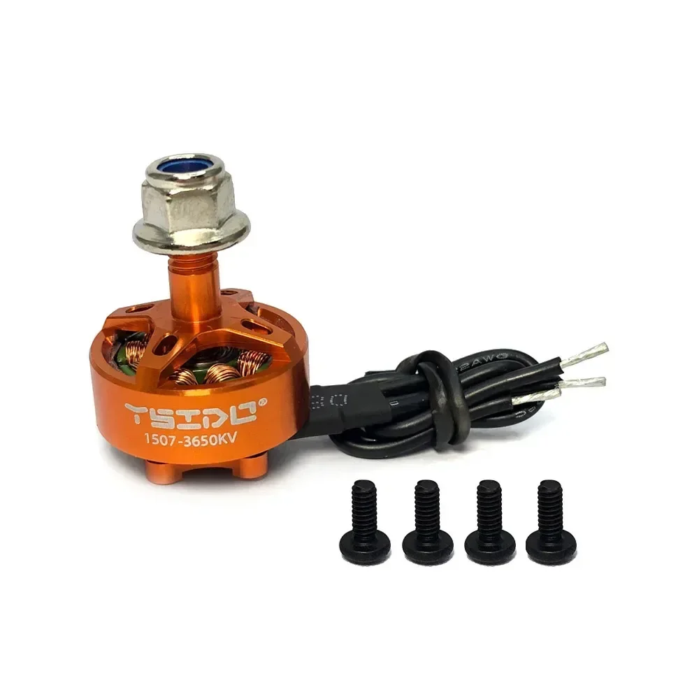 4Pcs1Pcs 1507 Motor sin escobillas 2550KV 3650KV 3-6S Lipo para Dron de carreras de control remoto de 3 pulgadas Freestyle FPV Q - view 3