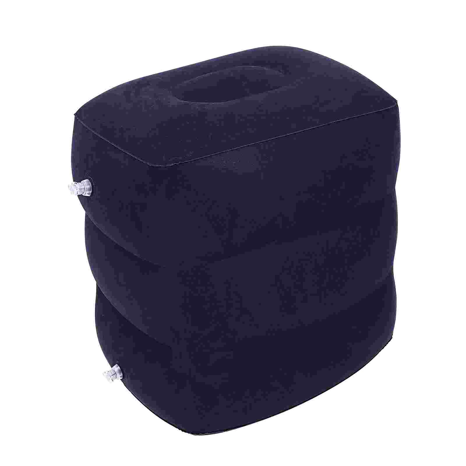 Travel Foot Rest Inflatable Pillow Airplane Footrest Toddler for Under Desk Work
