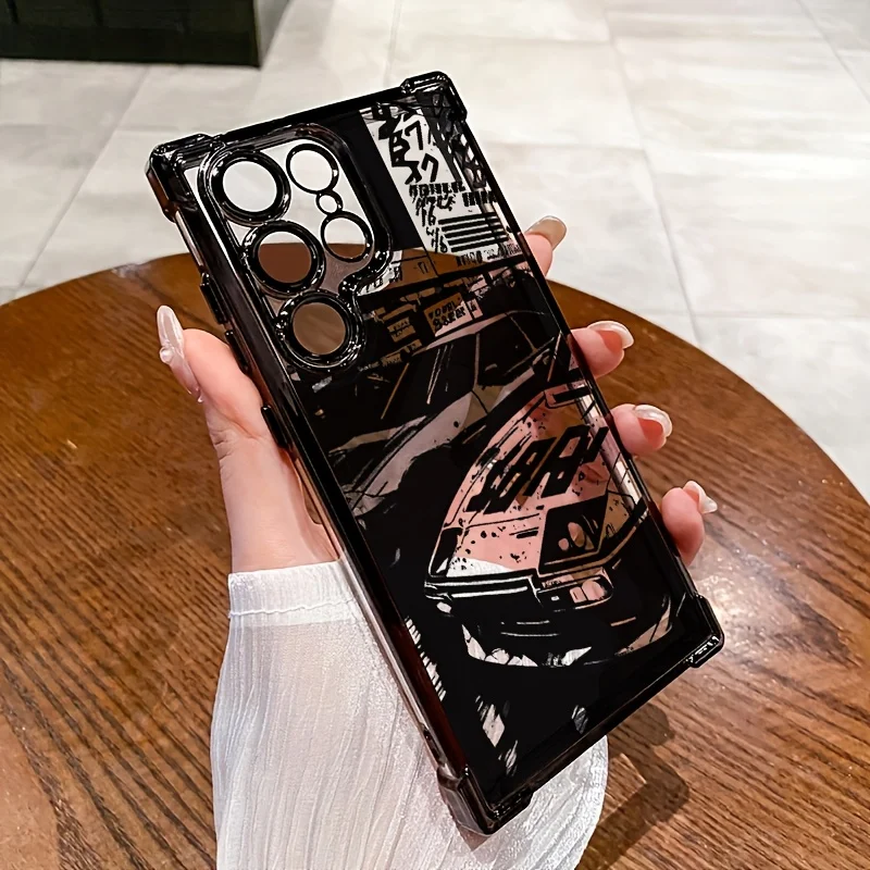 Parallel Racing-compatibel iPhone 17-tot 11-Pro Max Plus-hoesje Nieuwe creatieve all-inclusive hoes