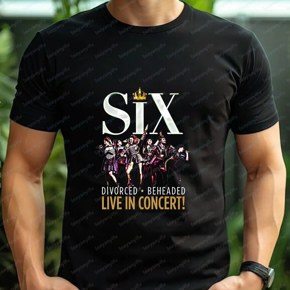 Six The Musical - Casual Top Featuring A Trendy Original-haute Style Pattern Suitable for Both Men and Women, Large Size T-shirt