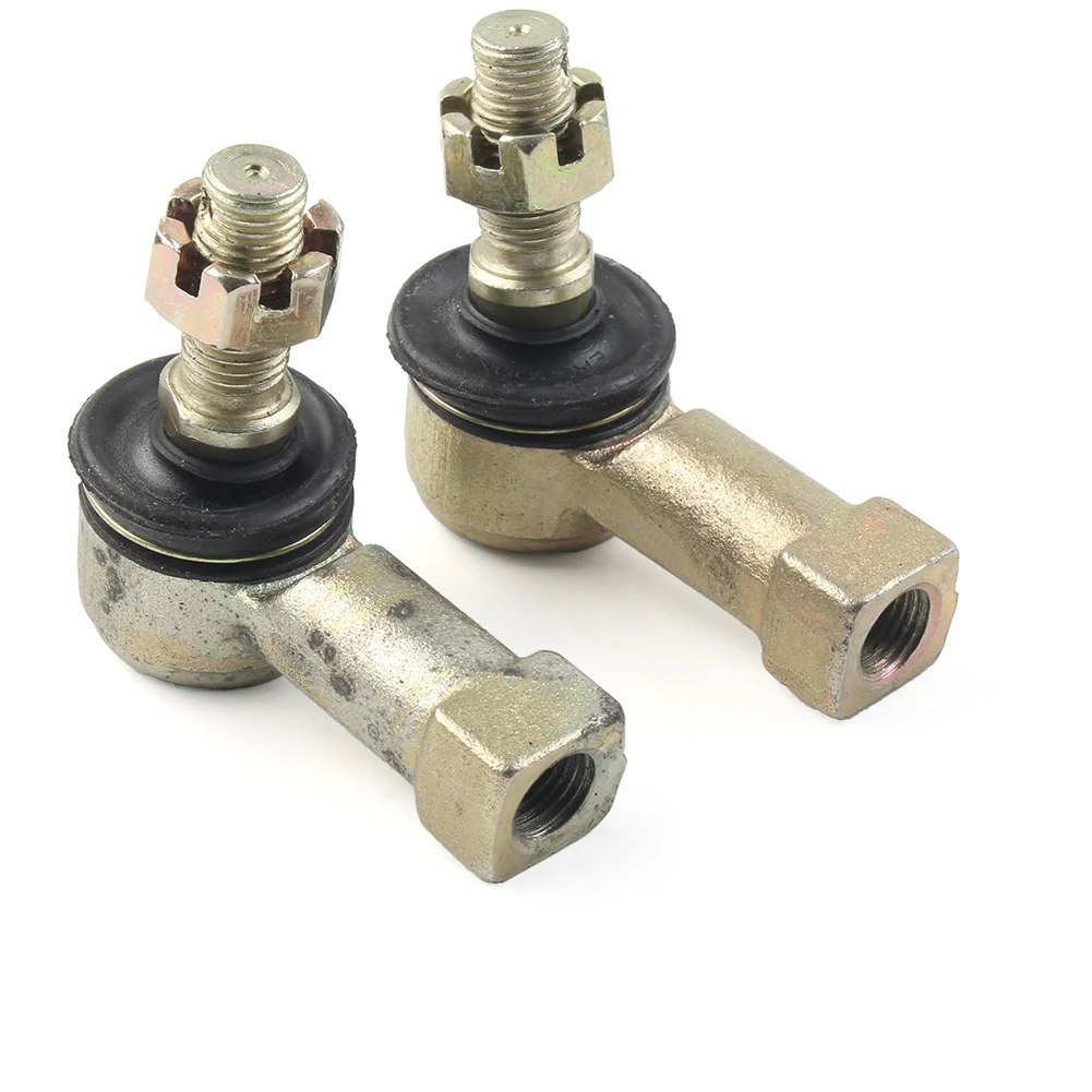 2Pcs 12-12mm Tie Rod Ends Kit Ball Joints For 50cc 70cc 90cc 110cc 125cc 200cc 250cc Quad Dirt Bike ATV Go Kart