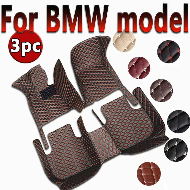 Custom 3D Car Floor Mats for BMW 3 Series E36 1990-2000 E46 E90 E92 Coupe E93 Interior Accessories Carpet Artificial Leather