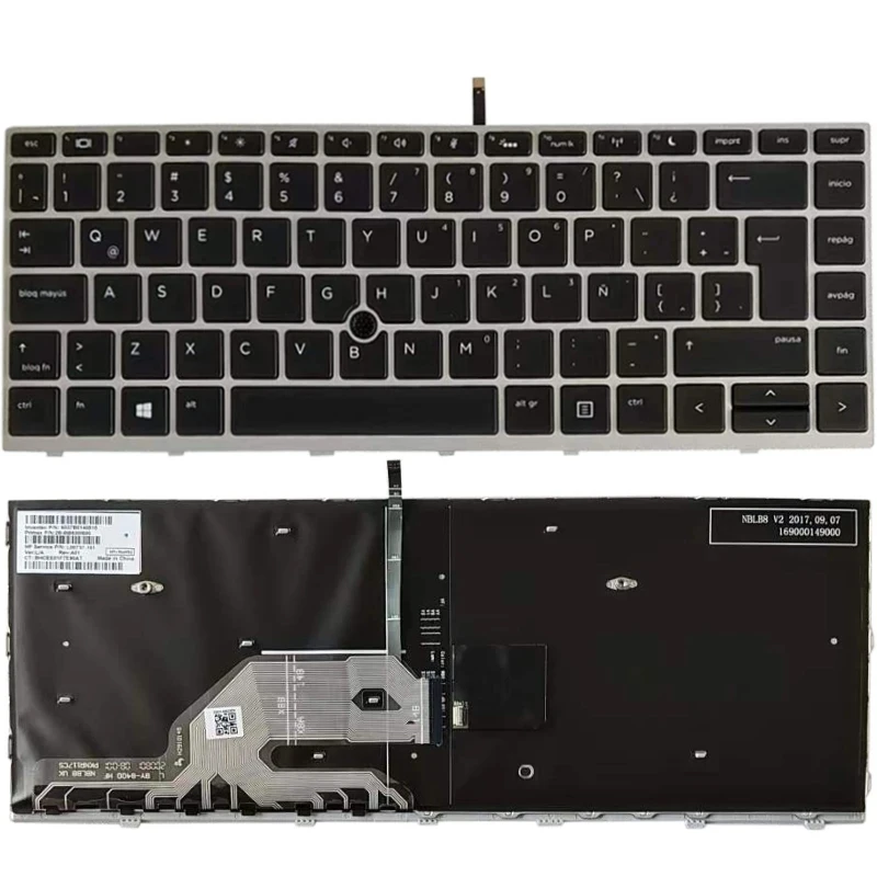 

Latin with Pointer Stick Backlight Laptop Keyboard for HP ProBook 640/645 G5 640/645 G4 430 G5 440 G5 445 G5 L00737-161 LA