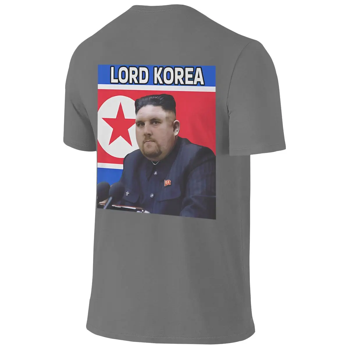 Lord Korea Minimalist Reversible T-shirtNiche Design Dark Color Schemes T-shirt