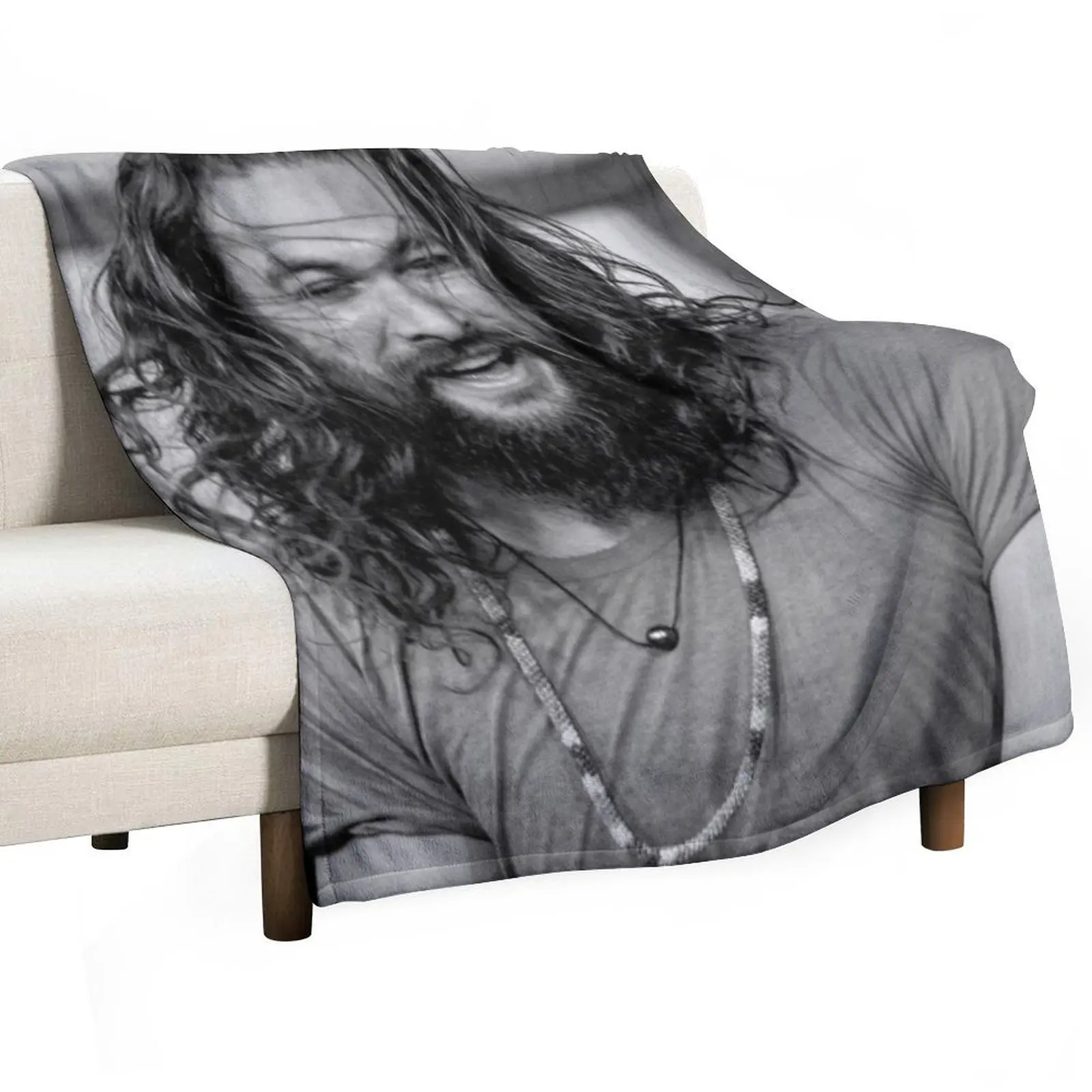 jason momoa Throw Blanket Flannels Bed Blankets