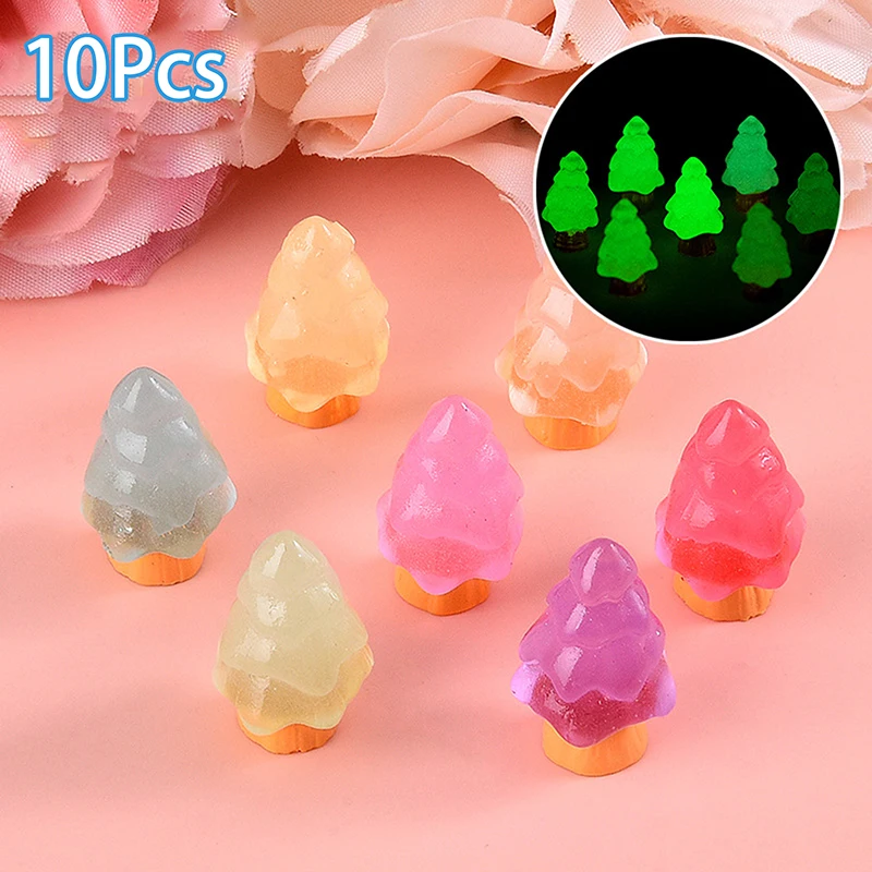 10pcs Luminous Doll DIY Keychain Car Ornaments Desktop Ornaments Accessories Toy